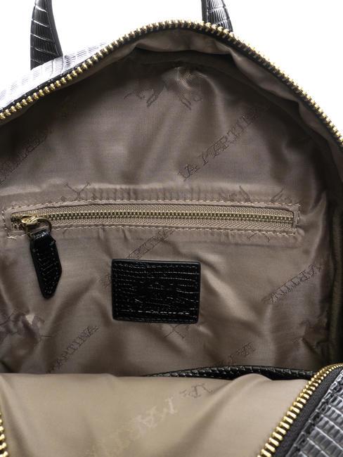 GERALDINA Rucksack mit Kokosnuss-Print Schwarz - Damentaschen