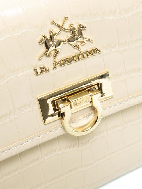 GERALDINA Tasche mit Kokosnuss-Print Creme - Damentaschen
