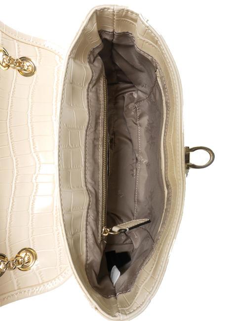 GERALDINA Tasche mit Kokosnuss-Print Creme - Damentaschen