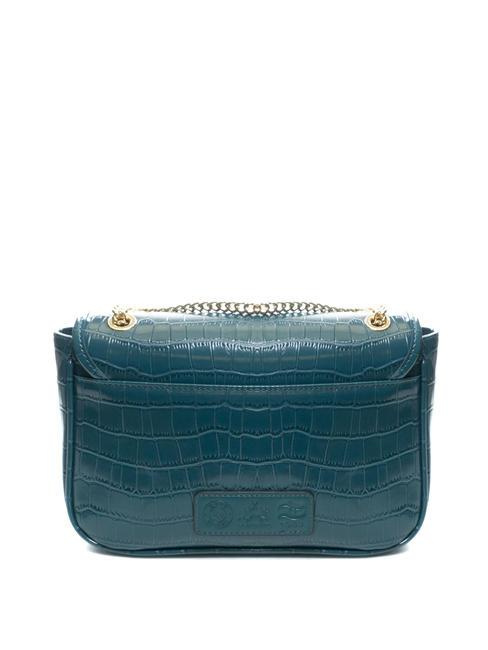 GERALDINA Tasche mit Kokosnuss-Print Blau - Damentaschen