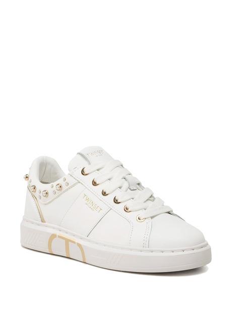 PEARLS Turnschuhe mit Perlen optisch wei&szlig; - Damenschuhe