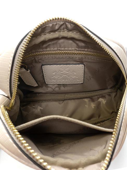 GERALDINA Kameratasche mit passendem Logo Beige - Damentaschen