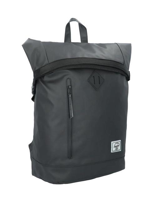ROLL TOP 15,6" Laptop-Rucksack SCHWARZ - Rucks&auml;cke f&uuml;r Schule &amp; Freizeit