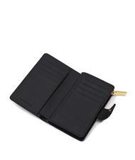 COCCINELLE METALLIC SOFT Mittelgro&szlig;e Geldb&ouml;rse aus Leder Schwarz - Beauty-Case - 2