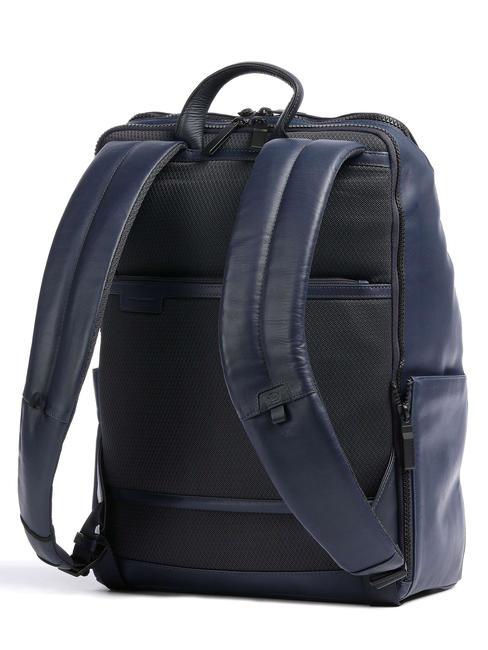 FINN Laptop-Rucksack 14", aus Leder Blau - PC-Rucks&auml;cke