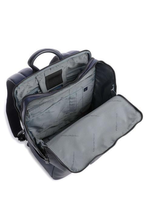 FINN Laptop-Rucksack 14", aus Leder Blau - PC-Rucks&auml;cke