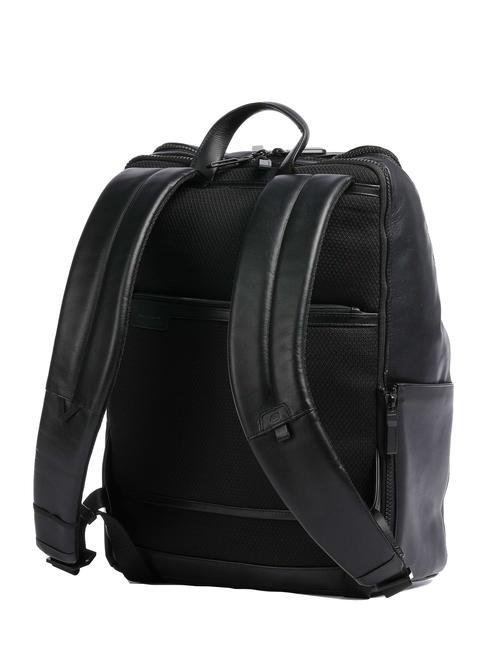 FINN Laptop-Rucksack 14", aus Leder Schwarz - PC-Rucks&auml;cke