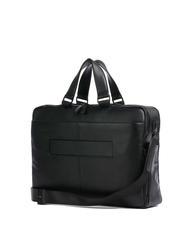 PIQUADRO FINN 15,6-Zoll-Laptop-Aktentasche aus Leder - Arbeitstaschen