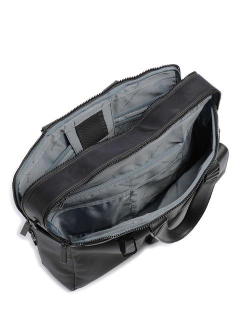 FINN 15,6-Zoll-Laptop-Aktentasche aus Leder Schwarz - Arbeitstaschen