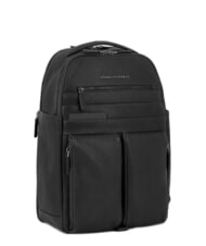 PIQUADRO PAAVO Laptop-Rucksack 15,6", aus Leder Schwarz - PC-Rucks&auml;cke - 2