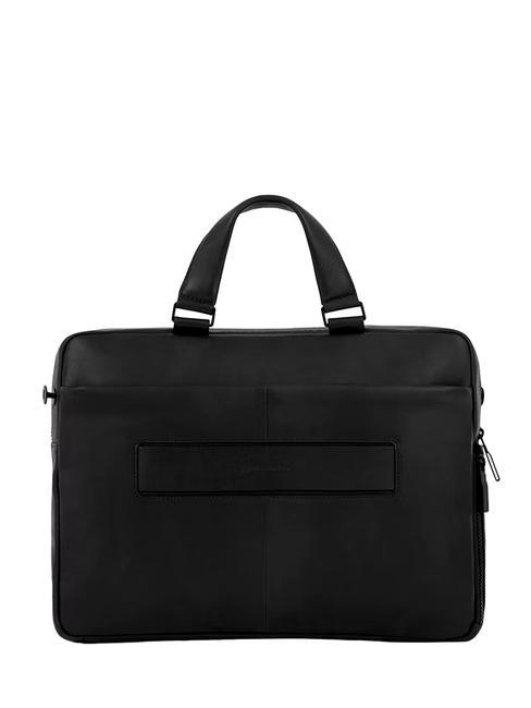 FINN 14-Zoll-Laptop-Aktentasche aus Leder Schwarz - Arbeitstaschen
