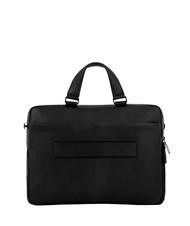 PIQUADRO FINN 14-Zoll-Laptop-Aktentasche aus Leder Schwarz - Arbeitstaschen - 3
