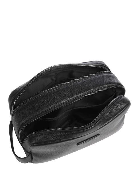 MODUS RESTYLING Reiseetui aus Leder Schwarz - Beauty-Case