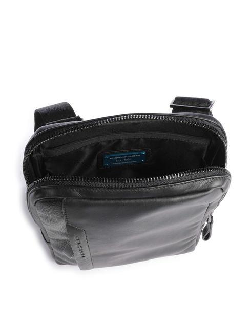 PAN Kleine Ledergeldb&ouml;rse Schwarz - Umh&auml;ngetaschen Herren