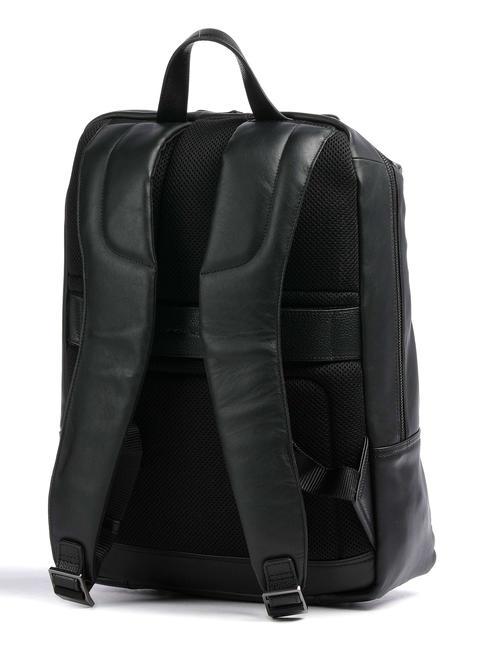 PAN Lederrucksack f&uuml;r 15" PC Schwarz - PC-Rucks&auml;cke
