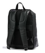 PIQUADRO PAN Lederrucksack f&uuml;r 15" PC Schwarz - PC-Rucks&auml;cke - 2