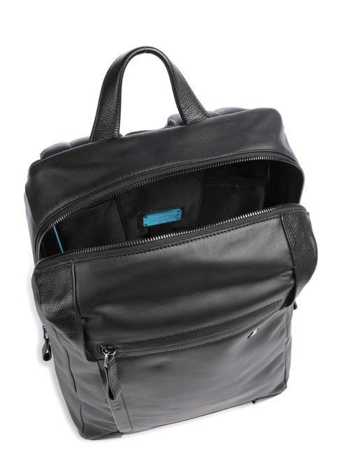 PAN Lederrucksack f&uuml;r 15" PC Schwarz - PC-Rucks&auml;cke