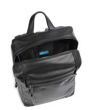PIQUADRO PAN Lederrucksack f&uuml;r 15" PC Schwarz - PC-Rucks&auml;cke - 4