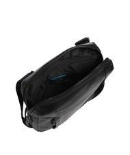 PIQUADRO MACBETH Erweiterbare Ledertasche Schwarz - Umh&auml;ngetaschen Herren - 5