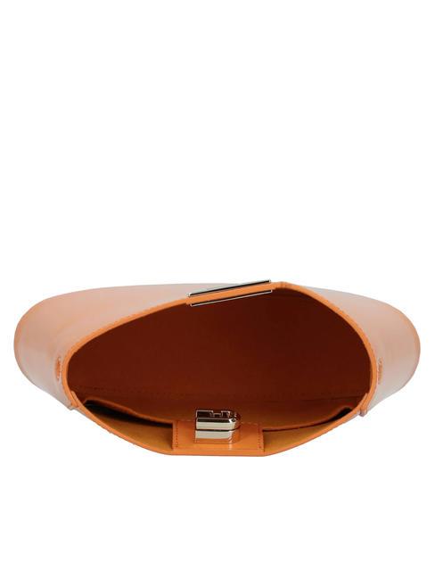 FLEUR Kleine Umh&auml;ngetasche aus Kalbsleder Marmelade - Damentaschen