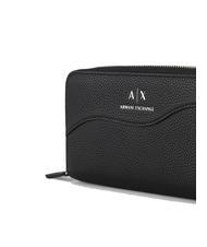 ARMANI EXCHANGE A|X Gro&szlig;es Portemonnaie mit Rei&szlig;verschluss Schwarz - Brieftaschen Damen - 3