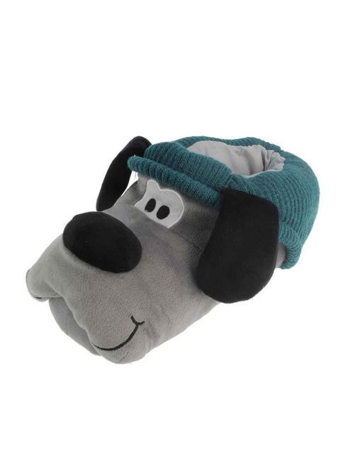 CAGNOLINI Moppine Hausschuhe Grau - Kinderschuhe