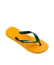 HAVAIANAS BRASIL LOGO Flip-Flops f&uuml;r Herren Knallgelb - Schuhe Unisex - 2