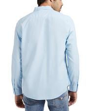 GUESS sunset Shirt manica lunga Langarm-Shirt Atemwege blau - Herrenhemden - 2