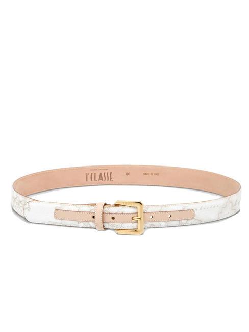 GEO WHITE K&uuml;rzbarer G&uuml;rtel Wei&szlig; - G&uuml;rtel