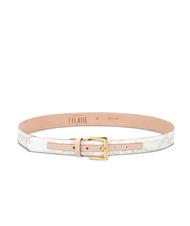 ALVIERO MARTINI PRIMA CLASSE GEO WHITE K&uuml;rzbarer G&uuml;rtel - G&uuml;rtel