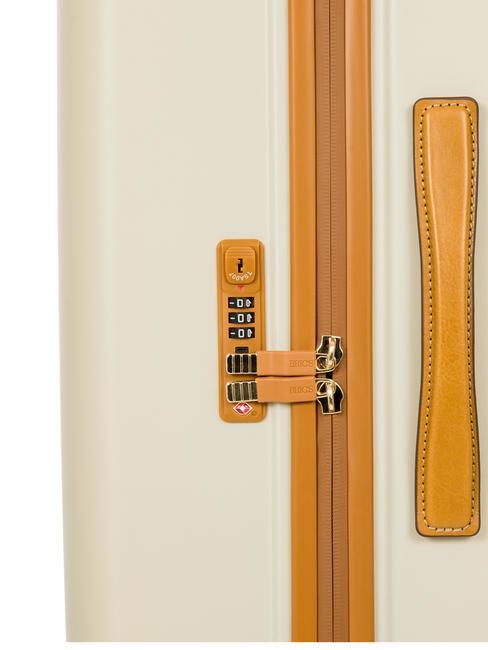 AMALFI Extra gro&szlig;er Trolley Creme - Harte Trolleys