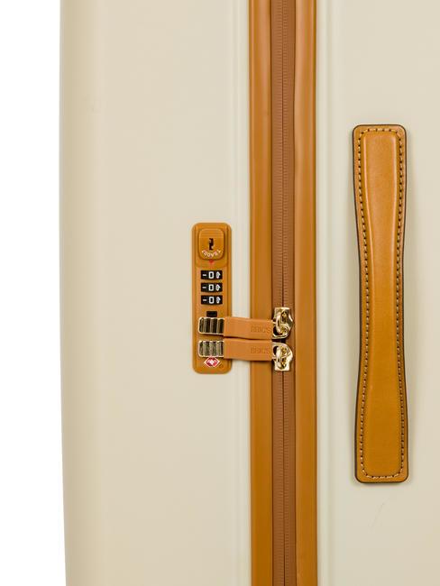 AMALFI Trolley gro&szlig; Creme - Harte Trolleys