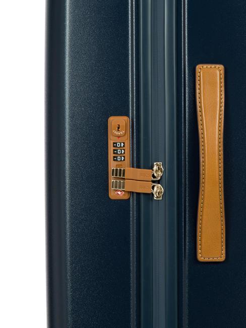 AMALFI Trolley mittlerer Gr&ouml;&szlig;e Blau - Harte Trolleys