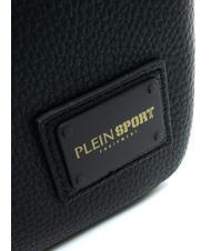 PLEIN SPORT NEW DAYTONA Tasche mit doppeltem Rei&szlig;verschluss Schwarz - Modeschmuck Accessoires - 3