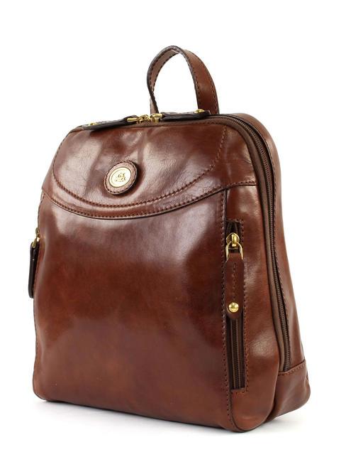 STORY DONNA Rucksack aus Leder BRAUN - Damentaschen