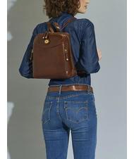 THE BRIDGE STORY DONNA Rucksack aus Leder BRAUN - Damentaschen - 5