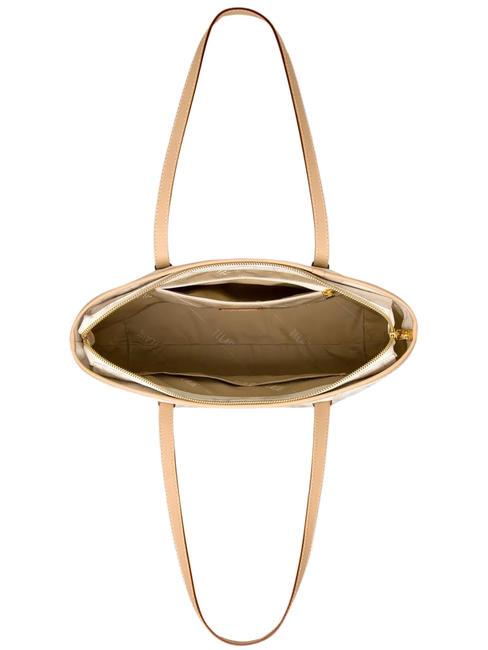 GEO CLASSIC Einkaufstasche um die Schulter Wei&szlig; - Damentaschen