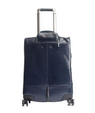 PIQUADRO BLUE SQUARE Handgep&auml;ck-Trolley aus Leder, 15,6-Zoll-PC-Halterung Blau - Handgep&auml;ck - 5