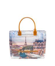 YNOT YESBAG  Handtasche, mit Schultergurt, Allover-Druck Pariser Ansicht - Damentaschen - 4