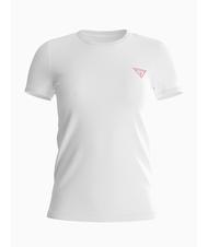 GUESS MINI TRIANGLE Schmal geschnittenes T-Shirt purwei&szlig; - T-Shirts und Tops f&uuml;r Damen - 4