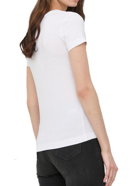 MINI TRIANGLE Schmal geschnittenes T-Shirt purwei&szlig; - T-Shirts und Tops f&uuml;r Damen