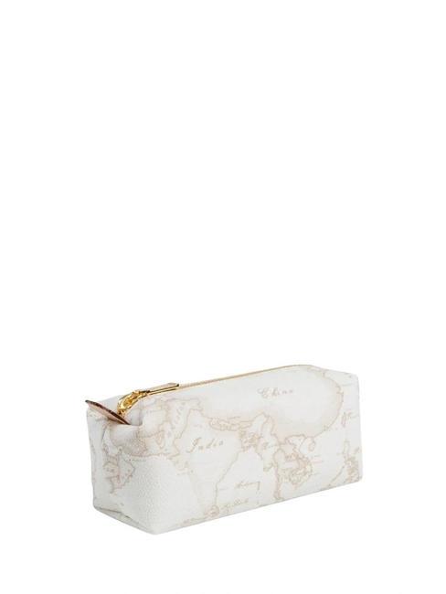 GEO CLASSIC Kosmetiktasche mit Rei&szlig;verschluss Wei&szlig; - Etuitaschen &amp; Necessaire