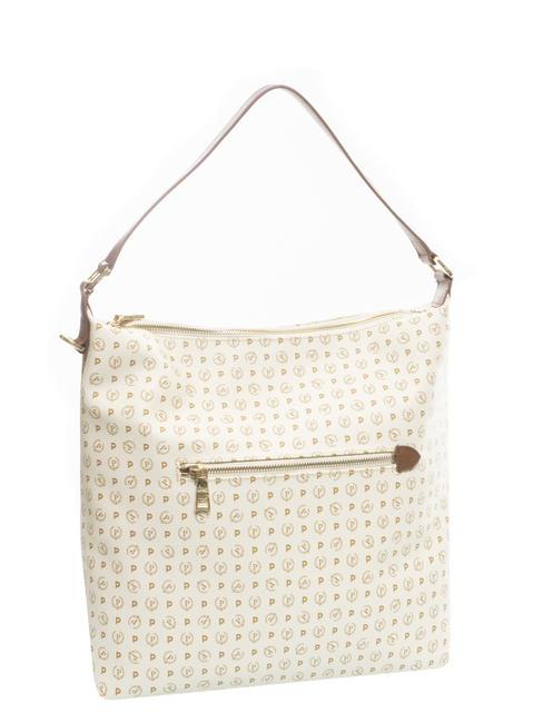 HERITAGE CLASSIC Umh&auml;ngetasche, mit Schulterriemen elfenbein / braun - Damentaschen