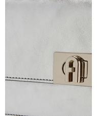 FURLA ZOE Umh&auml;ngetasche mit Rahmen FARBE SILBER - Damentaschen - 4