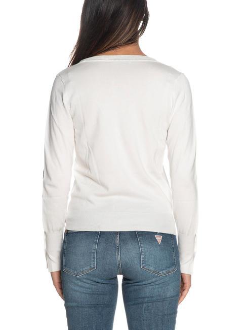 ZENA Strickjacke mit Kn&ouml;pfen cremwhi - Damenpullover