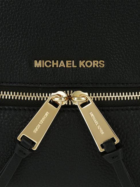 RHEA Lederrucksack Schwarz - Damentaschen