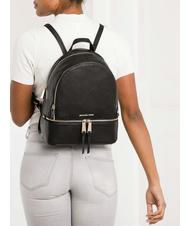 MICHAEL KORS RHEA Lederrucksack Schwarz - Damentaschen - 7