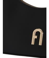 FURLA DIAMANTE Kleine Rahmentasche Schwarz - Damentaschen - 4