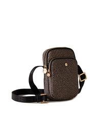 BORBONESE CLASSICA Mikrotasche mit Smartphone-Halterung OP / NATUR / SCHWARZ - Damentaschen - 2