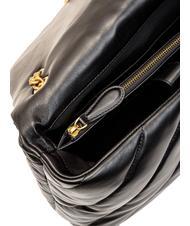 PINKO BIG LOVE PUFF Tasche aus Nappaleder schwarz-antikgold - Damentaschen - 5